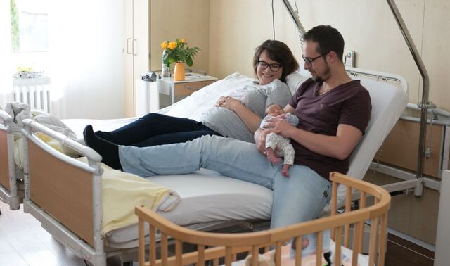 Zu sehen ist die Gynäkologie und Geburtshilfe im Krankenhaus Neuwerk.