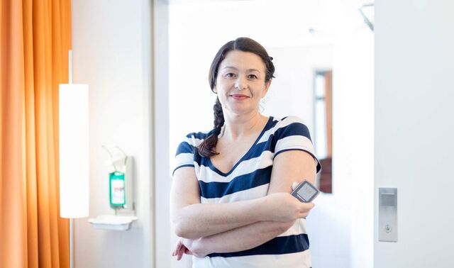Patientin der Diabetologie