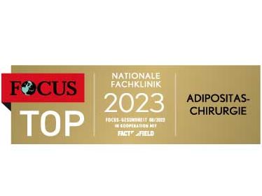 Focus-Siegel Top-Klinik für Adipositaschirurgie 2023
