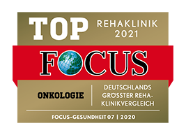 Focus Siegel für Top-Rehaklinik 2021 Onkologie