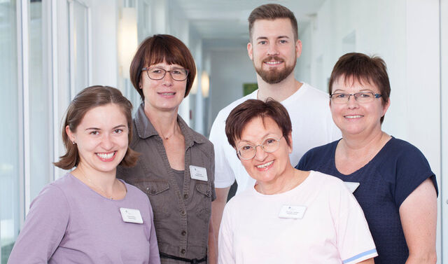 Das Bild zeigt das Team aus palliativpflegerischen und medizinischen Fachkräften.