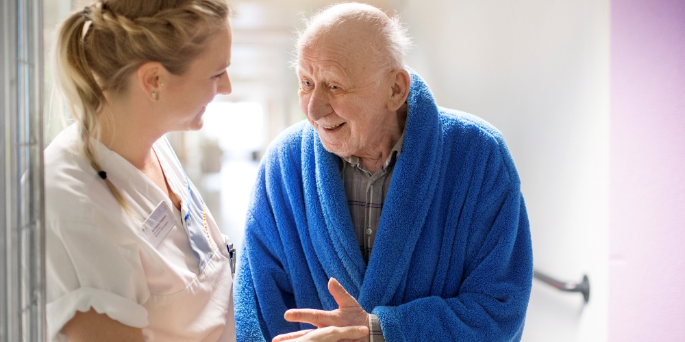 Gespräch in der Klinik Neuwerk